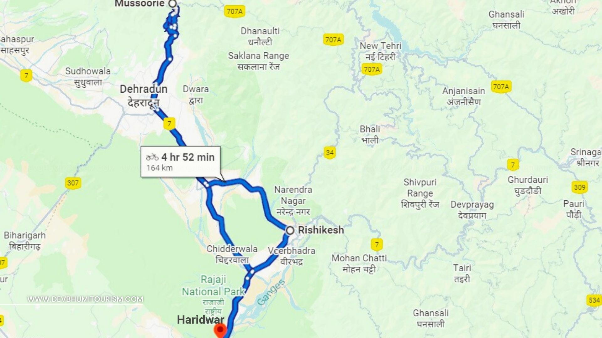 mussoorie rishikesh haridwar tour